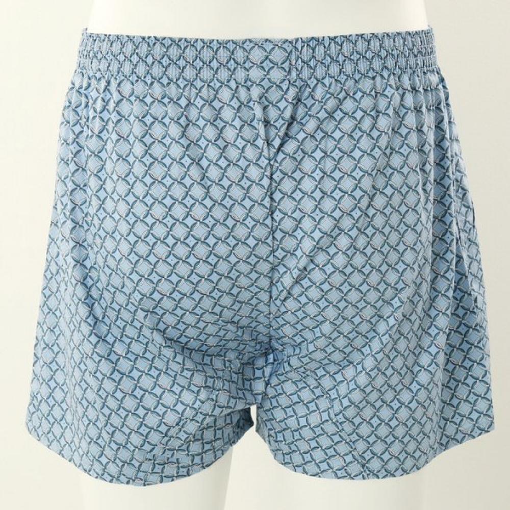 Venus Men S Comfortable Fit 100  Cotton Geometric Print Magic Trunk Panty Vmp196