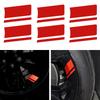6pcs Wheel Rim Stripe Reflective Sticker Car Vinyl Reflective