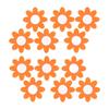 12Pcs Flower Shape Tennis Racket Shock Absorbers Silicone Vibration Dampeners Racket String Shock Absorbers Enduring