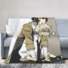 Dazai Bungo Stray Dogs Blankets Coral Fleece Plush Decoration Lightweight Thin Throw Blanket for Bedding Outdoor Bedspreads