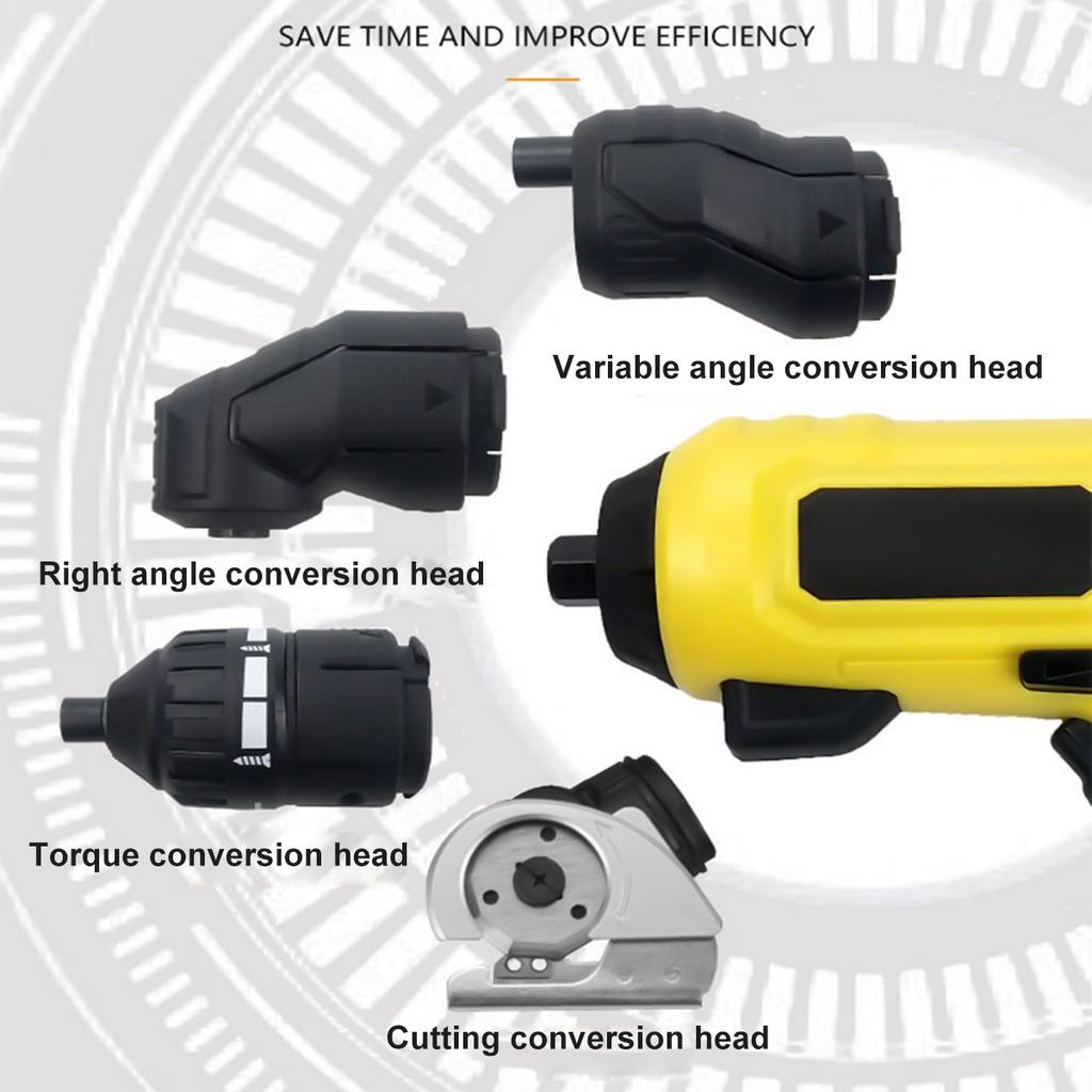 USB Cordless Multifunctiona Drill 3.6V Electric Round Cloth Cutter Scissors Power Driver Screwdriver Fabric Cutting Machine