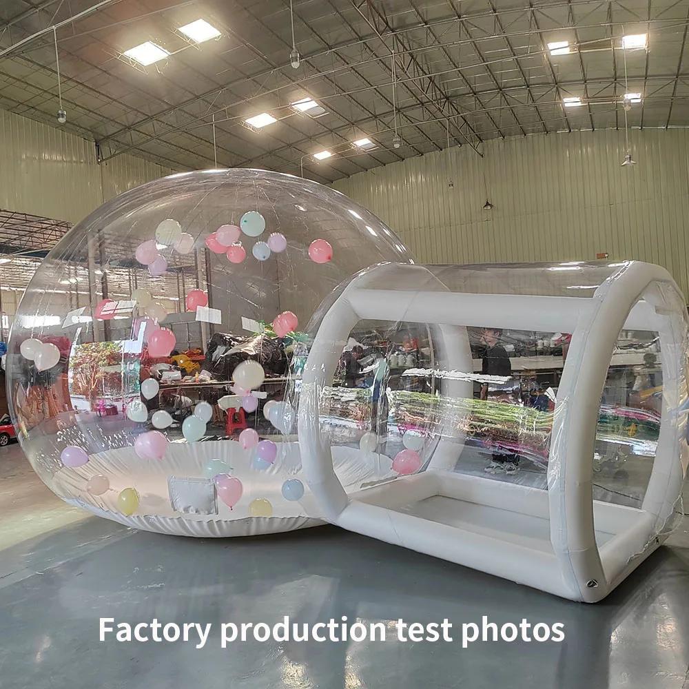 Balloon Inflatable Bubble House with Bubble Tent Transparent Dome House for Kids Indoor Ourtdoor Party Camping