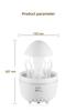 Remote-Controlled Rotating Jellyfish Light Humidifier & Essential Oil Diffuser with Seven-Color LED