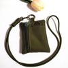 Zipper Hanging Neck Coin Purse Casual Small Card Holder Portable Oxford Cloth Mini Wallet  Outdoor