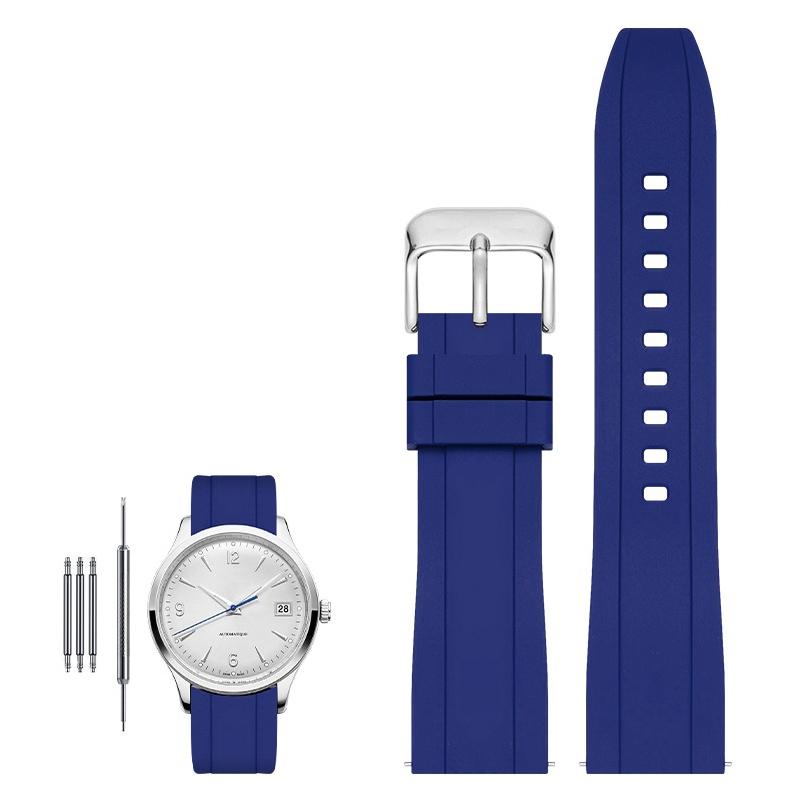 High quality fluororubber strap for Tissot Rado Rolex Tudor Jaeger series watchband quick release silicone watch strap 20mm