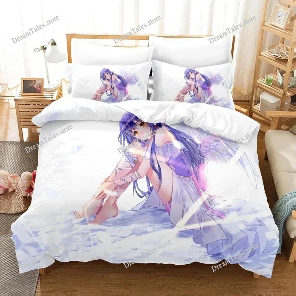 3D Cartoons LoveLive! School Idol Project Bedding Sets Duvet Cover Set with Pillowcase Twin Full Queen King Bedclothes Bed