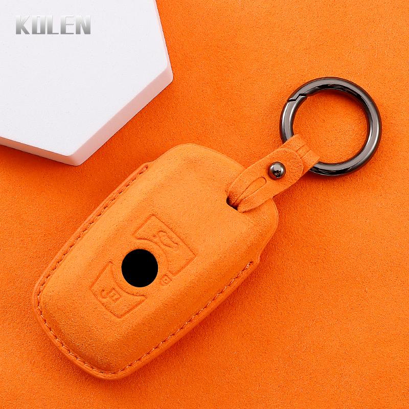 Leather Car Remote Key Case Cover Shell Fob For Bmw F20 F30 G20 F31 F34 F10 G30 F11 X3 F25 X4 I3 M3 M4 1 3 5 Series Accessories