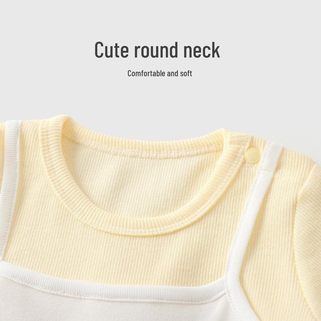 Autumn 2026 Girls' A-Class Long-Sleeve Princess Baby T-Shirt