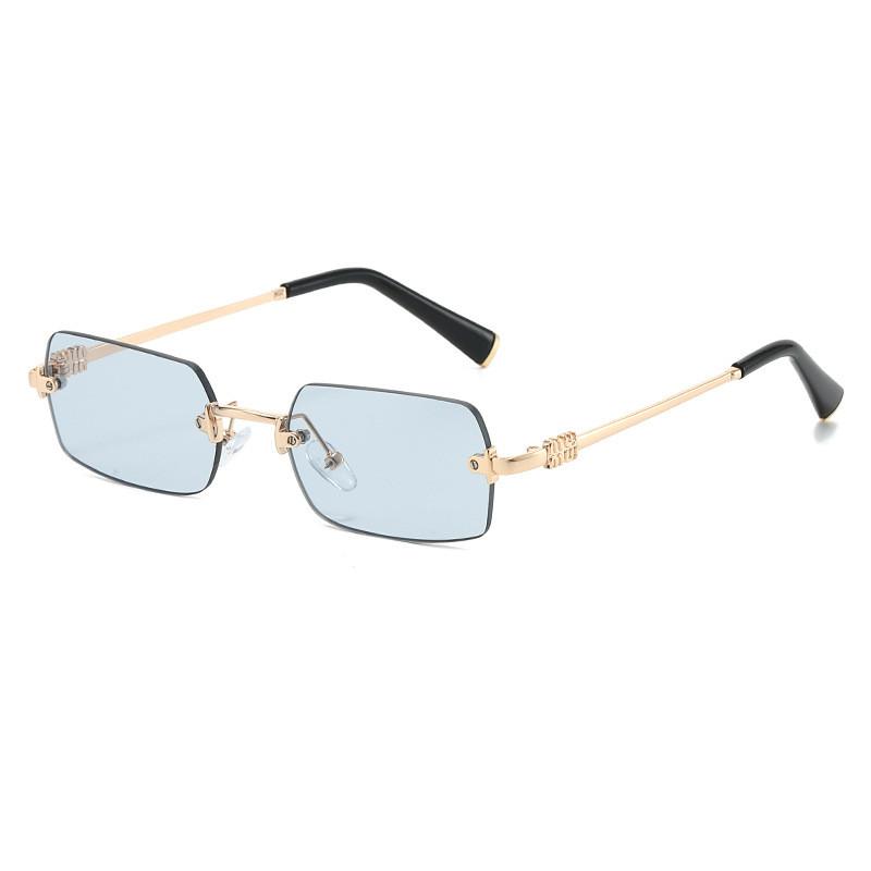 Square Unisex Sunglasses With Uv400 Protection For Outdoor Fashion And Parties