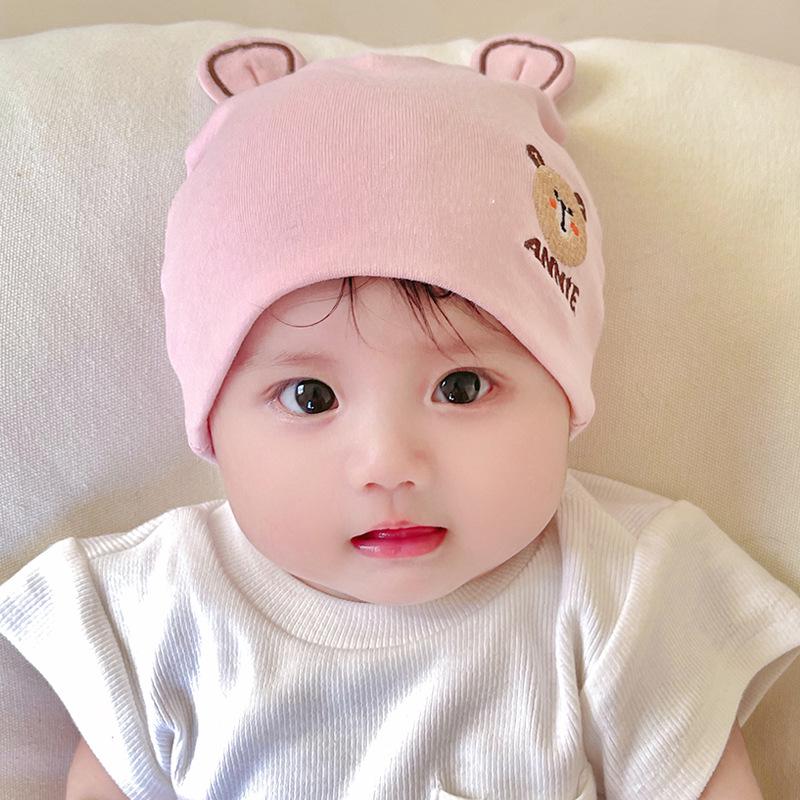 Katu Bear Infant Cotton Pullover Hat for 3-12 Months - Spring/Autumn Boys & Girls