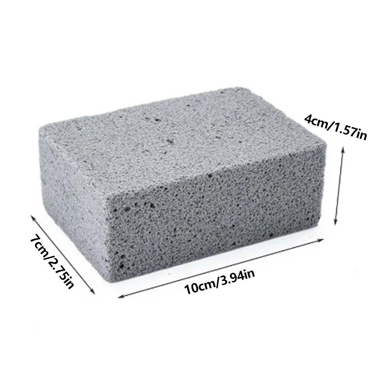 BBQ Grill Cleaning Brush Brick Block Barbecue Cleaning Stone Pumice Brick for Barbecue Rack Outdoor Kitchen BBQ Cleaning Tools