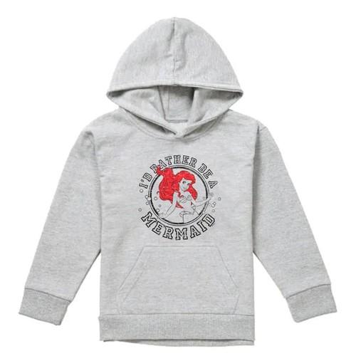 The Little Mermaid Childrens/Kids IÂ´d Rather Be A Mermaid Heather Hoodie
