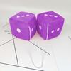 Car Decoration, Rear Mirror, Dice, Hanging Decoration, 3D Dice Car Accessory, Fuzzy Dice, Car,