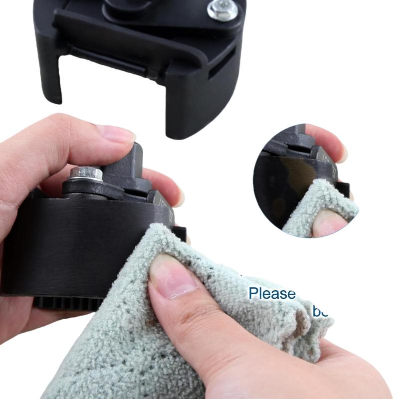 60-80/80-105/105Adjustable Two-Jaws Oil Filter Wrench Filter Filter Wrenches Remover Steel Fuel Cast Two-Claw Disassembly Tools