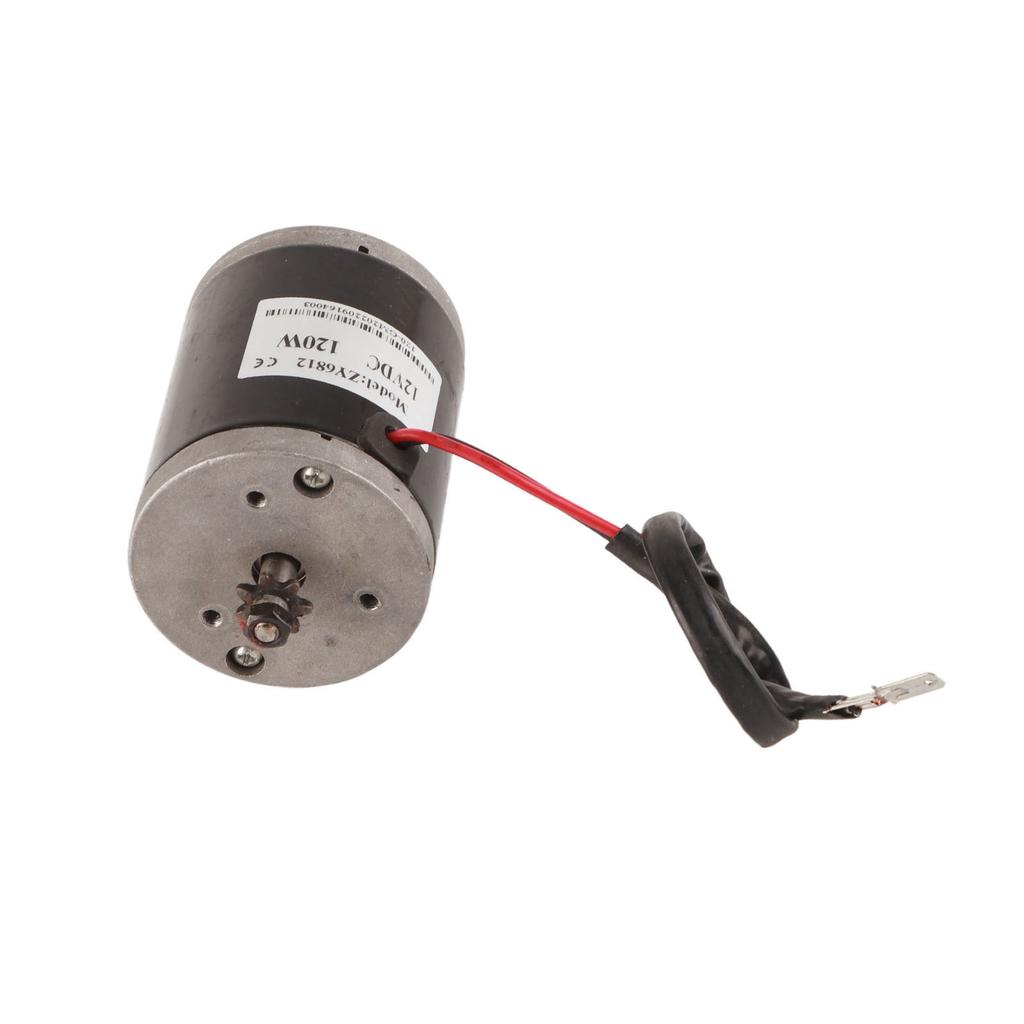 12V 120W Hochgeschwindigkeits-Elektro-DC-Bürstenmotor-Kit mit 25H76-Kette und 25H 3-Loch 47 Zähne Kurbelgarnitur für DIY Elektro