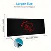 AFC Ajax Large Size Mouse Pad Large Gaming Table Cushion Non-slip Laptop Tablet Big Mousepad XXL Mat Mini PC Playmat With Lock Edge