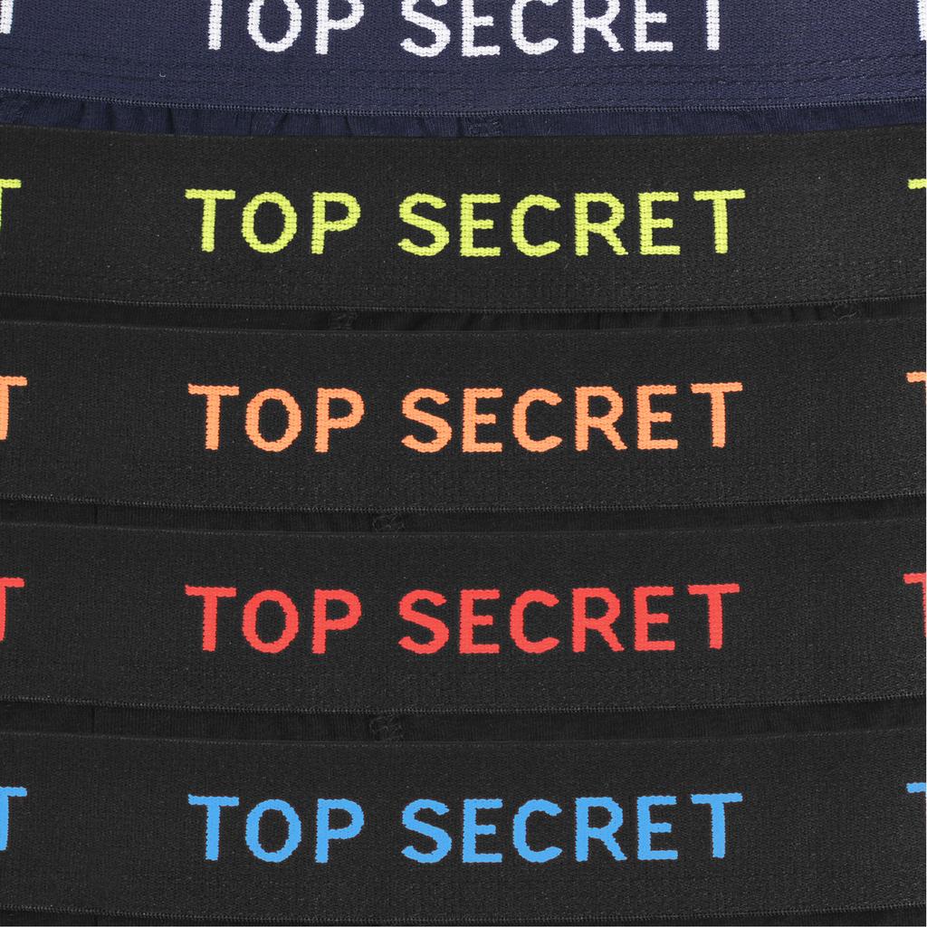 TOP SECRET Men's Cotton Boxer Shorts 8 Pack