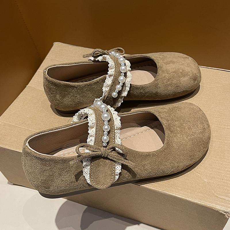 Fashion Women Bead Flats Loafers Shoes 2025 Autumn New Sandals Designer Classical Sneaker Fashion Running Shallow Zapatillas De Mujer