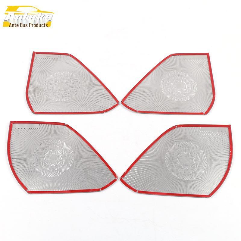 Högtalarskydd Paljetter för 2020 GS4 - Dekorativ klistermärke för dörrhögtalare Biltillbehör.