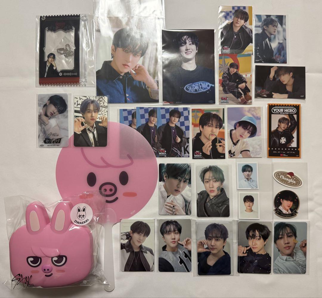 

[USED] Stray Kids Changbin official trading cards (28 items)