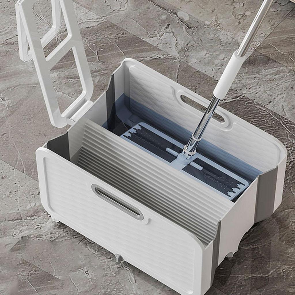 Multi Purpose Rectangular Handy Basket with Wheel for Office Bedroom Fishing Double barrel