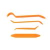 5pcs Car Door Clip Panel Audio Video Dashboard Removal Kit Installer Prying Tool Rivets Fasteners Disassembly Nail Puller