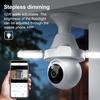 4-Blade Fan Bulb LED Light with Smart Surveillance Camera