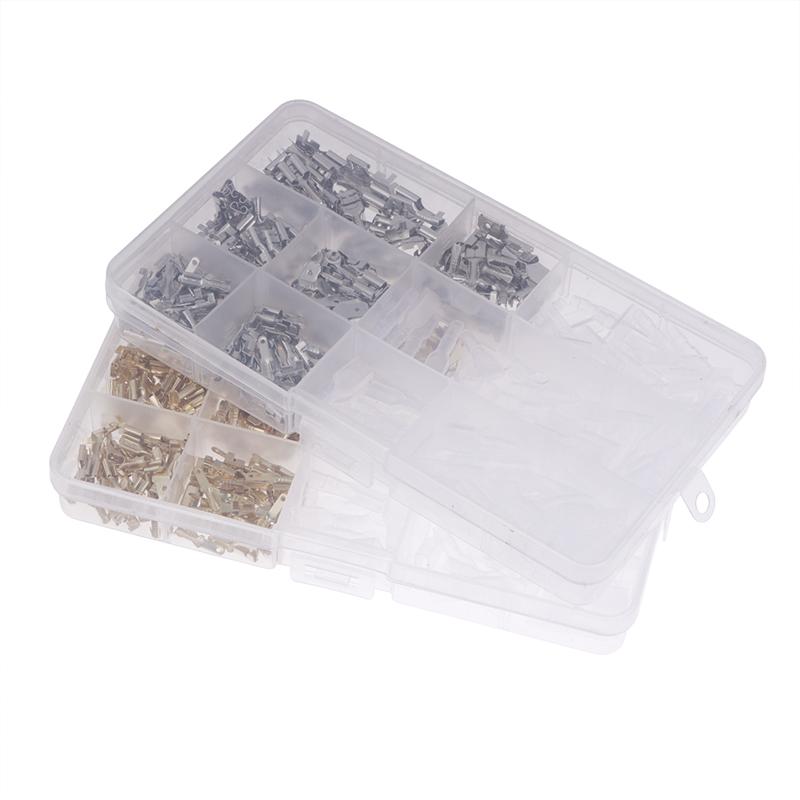 120/270/315Pcs 2.8/4.8/6.3Mm Spade Crimp Terminals Male Female Wire Connector Electrical Terminals Assorted Kit