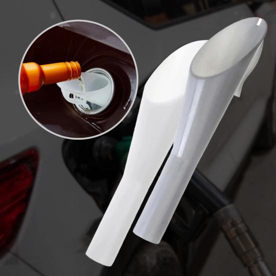 Einfülltrichter für Auto, Original-Kraftstoffeinfüllstutzen zum Nachtanken, Haken zur Aufbewahrung, Kraftstofftank-Einfüllrohr, Harter Kunststoff-Kraftstofftank-Einfülltrichter, Langlebiges Auto
