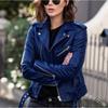 Women's PU Leather Motorcycle Jacket - 2026 Korean Style, Slimming, Short Trendy Fall/Winter Outerwear