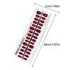 30Pcs Nails Handmade Gradient Cat'S Eye Press On Fake Nails Medium Short Nail Tips Popular Design Decoration Flower Full Cover