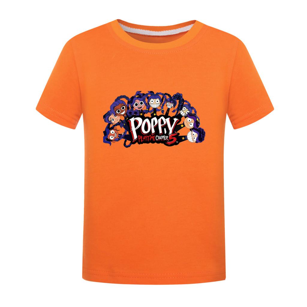 

5633 Candy Color Kids Girls Lily Lovebraids Print T-Shirt 170cm помаранчевий