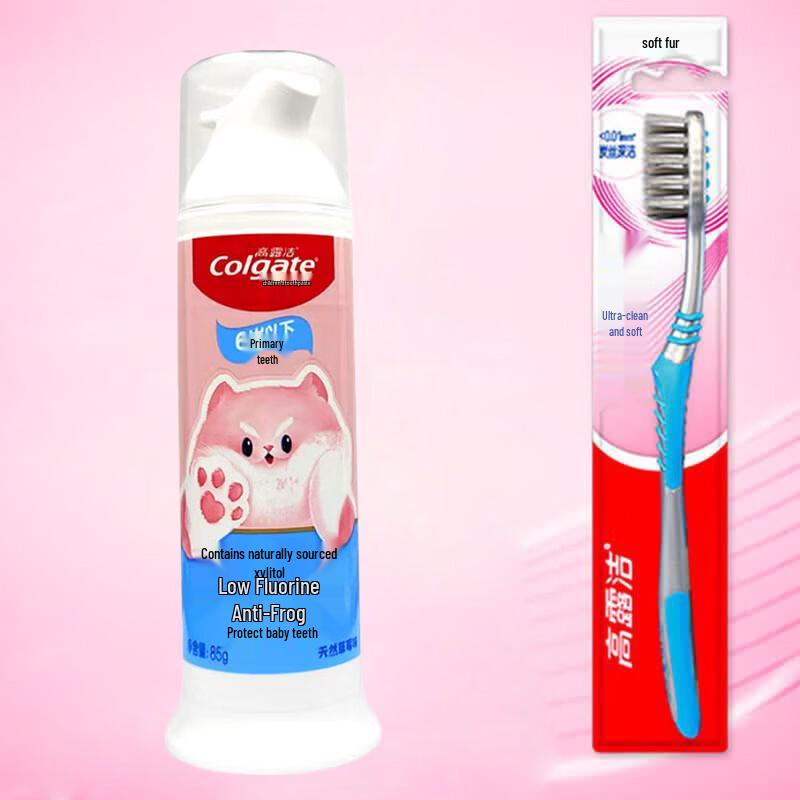 

Colgate Kids Strawberry Toothpaste & Adult Toothbrush Set