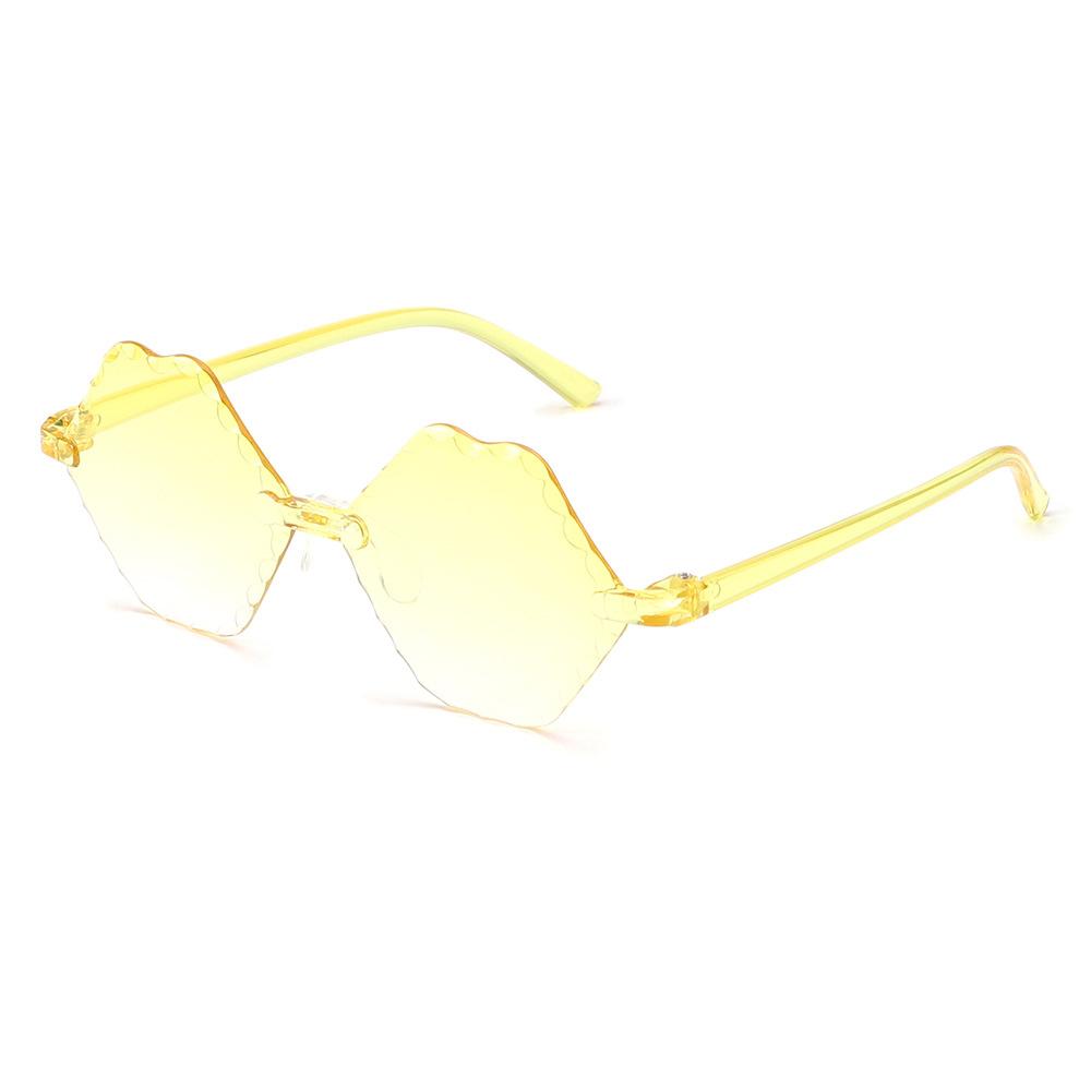 Fashion rimless Kids Sunglasses Boys Girls lips Sun Glasses Classic Children Eyewear Lentes sunglasses for female male