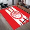 Olympiacos F.C.2 Flannel Pattern Square Carpet,Area Rug,Carpet Rug for Living Room Bedroom Sofa Playroom Decor,Non-slip Floor Mat