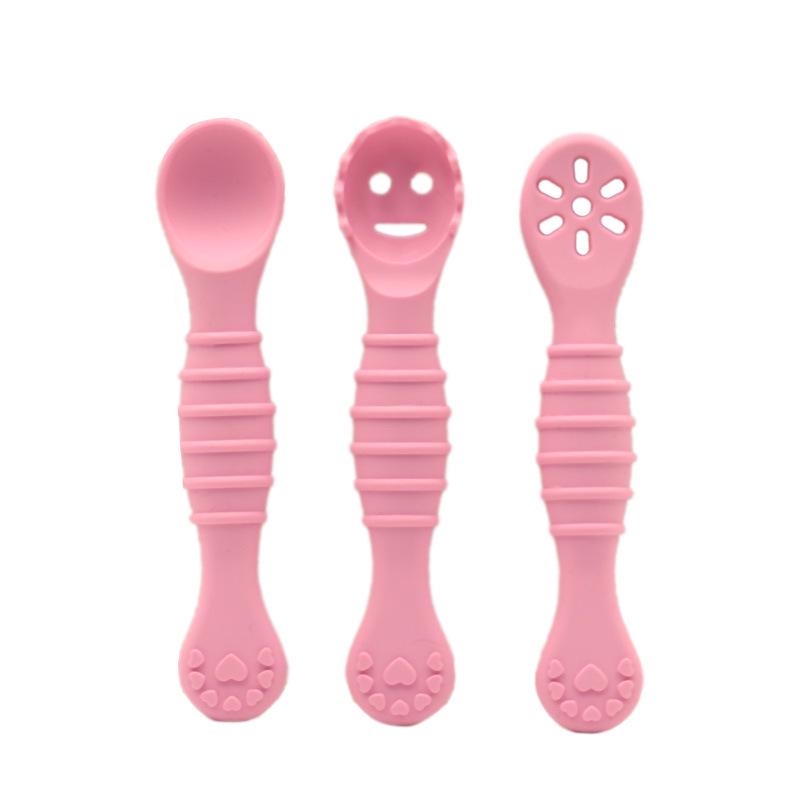 

Детская силиконовая ложка - Безопасная для детей, мягкая и прочная для кормления и прикорма