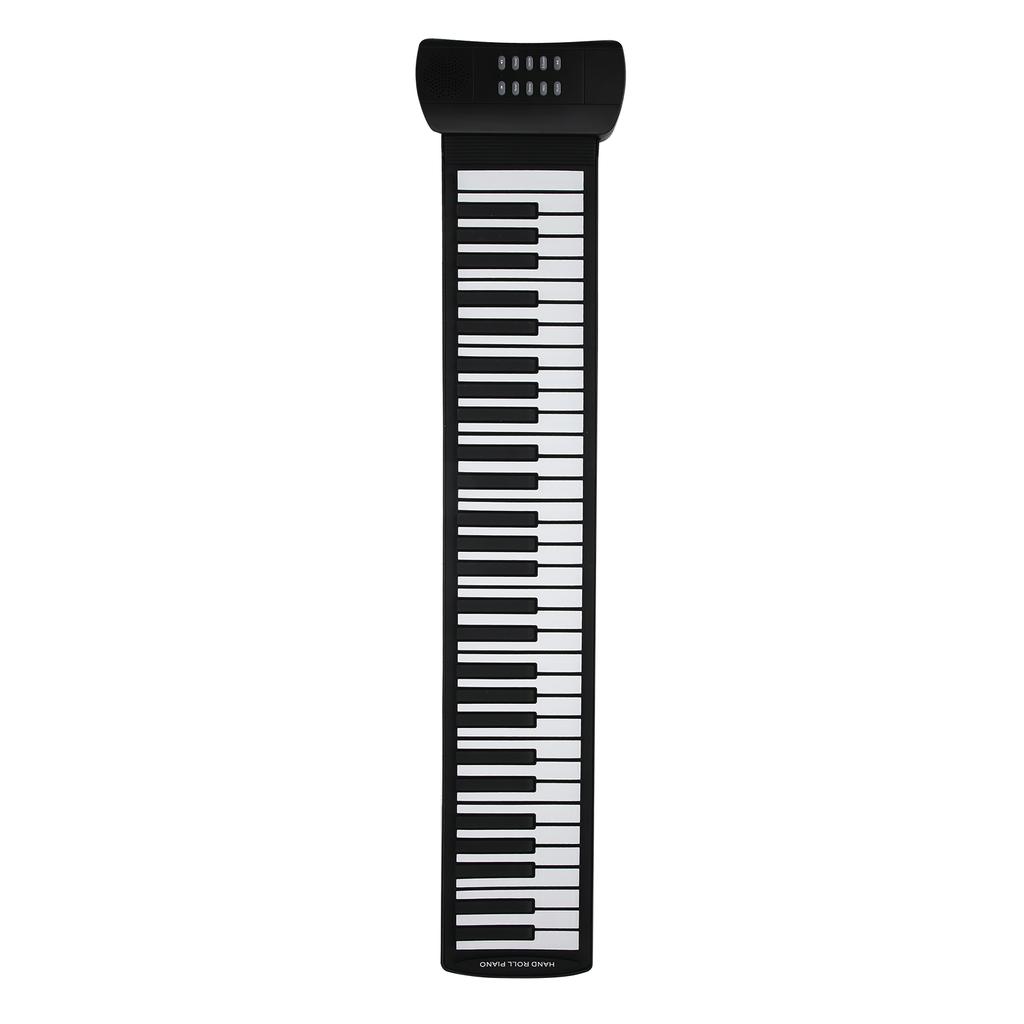 Hand Roll Piano 61 Key Foldable Silicone Rechargeable Electric Keyboard Musical Instrument