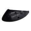 1 Pair ABS Black & White Side Door Rearview Mirrors Cover Trims  For VW Tiguan Sharan Skoda Yeti Rear View Mirror Cap Auto Parts