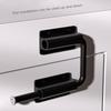 Safety Aluminum Alloy Door Latch Lock 90/180 Degree Anti-Theft Gate Latch Non Perforated Anti Child Door Bolts Drawer
