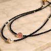High-End Freshwater Pearl Black Choker Necklace for Women - New Trendy Design Clavicle Chain