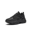 Anta Little Millennium Fabric Synthetic Leather Retro Running Trend Low-Top Lifestyle Casual Shoes Women Sneakers Basic-Black 122618818-4