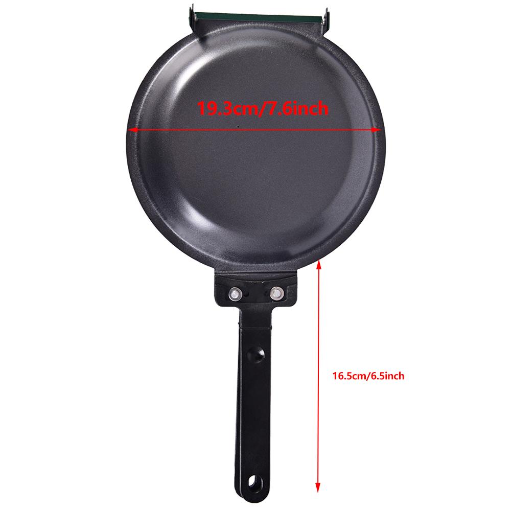 Oboustranná nepřilnavá keramická vrstva Sklápěcí pánev Palačinkovač Nádobí