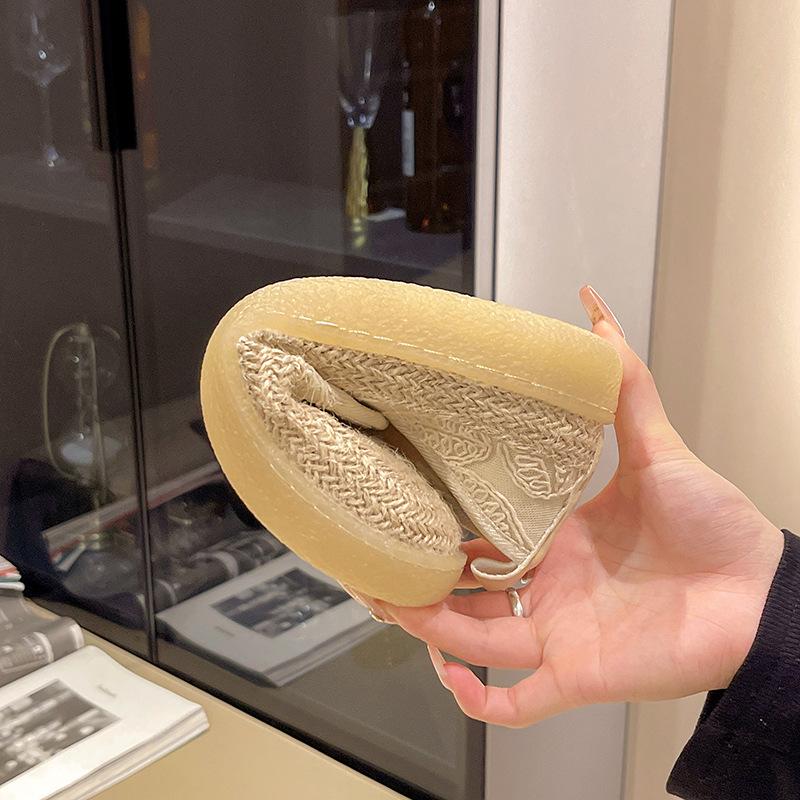 Spring and Summer New Fisherman Shoes Breathable Flat-soled Single Shoes Beijing Cloth Shoes Lazy One Pedal Casual Versatile Shoes