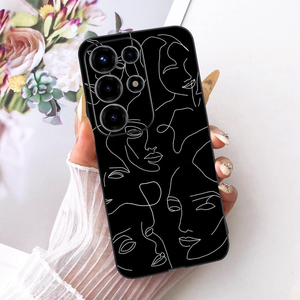 

For Itel S26 Ultra Super 26 Ultra Phone Case Cute Cat Dragon Cartoon Design Back Cover Black Soft Silicone Casing S688LN Itel S26 Ultra