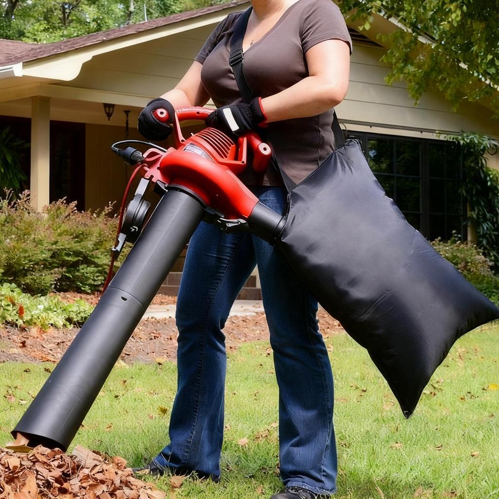 Leaves Vacuum Bag Leaves Collection Bag With Bottom Zipper Debris Dump Organizer For Yard Garden Patio Driveway Pathway Backyard