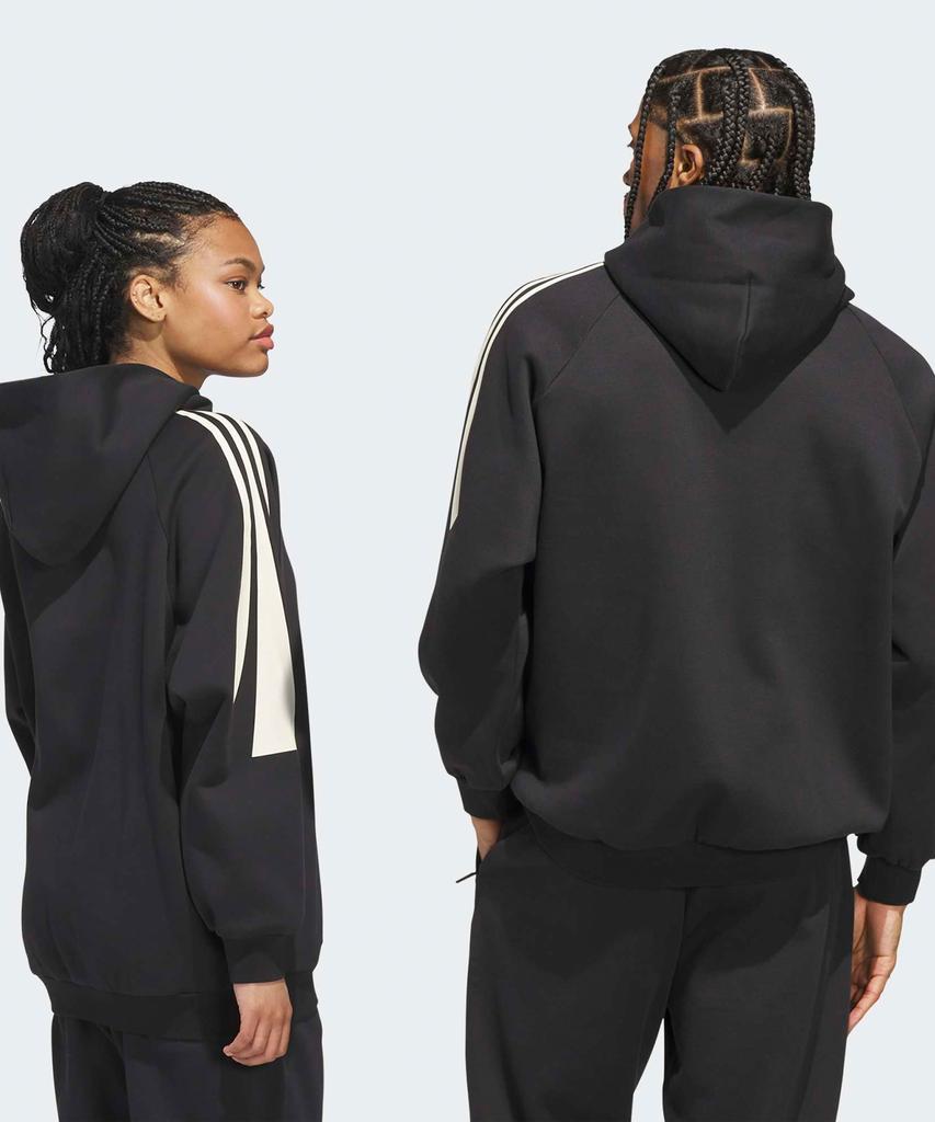 Basketball 3-Stripe Fleece Hoodie - Black / Jz7914