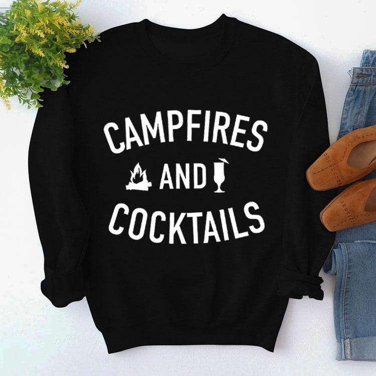 

Женский свитшот Костры и коктейли для осени и зимы XXXL