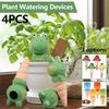 Automatic Potted Plant Watering System Frog Shape Ceramic Irrigation Spikes Efficient Self Watering Planter Insert Plant Waterer