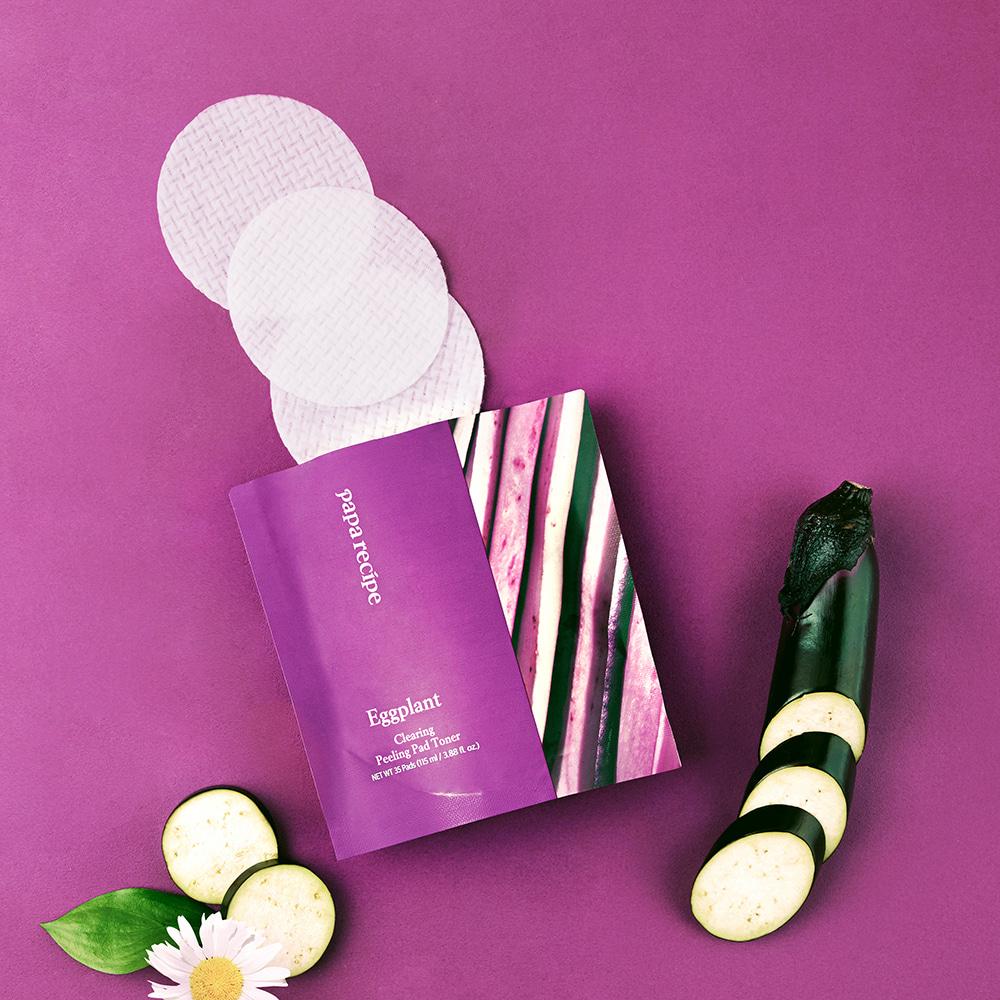 PAPA RECIPE Eggplant Clearing Peeling Pad Toner 35 Sheets