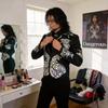 Michael Jackson Cosplay Costume With Polyester Fabric For Stage Performances